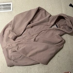 Brandy Melville oversized zip up